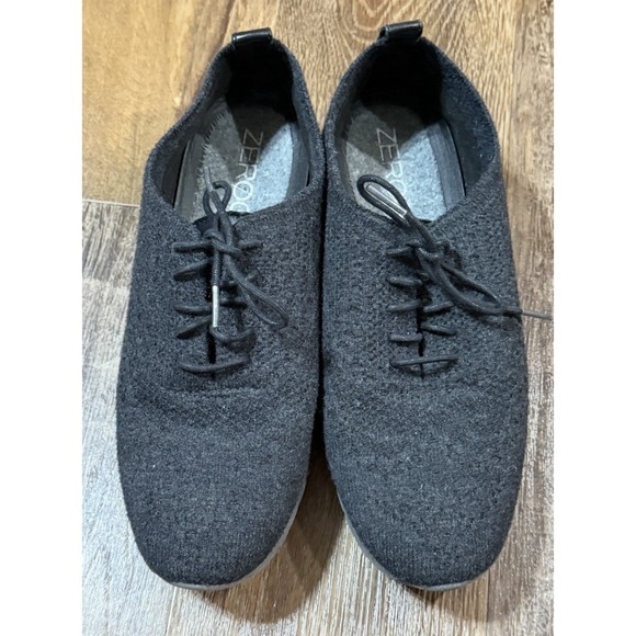 Cole Haan Zerogrand Men's Stitchlite Wingtip Oxford Shoes. Size 9.5 Grey/black - Picture 2 of 5